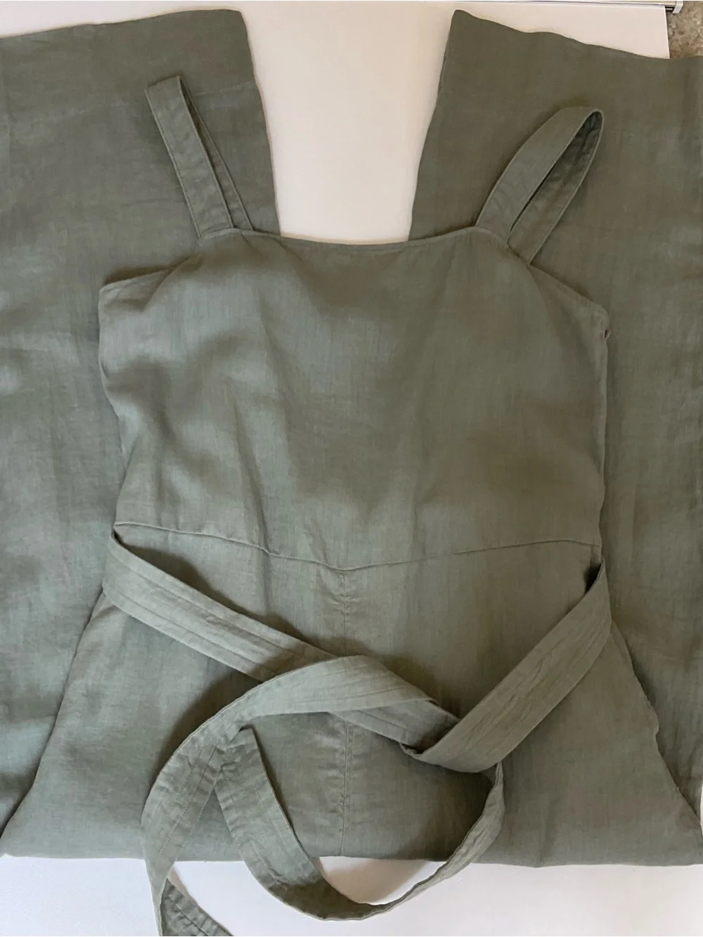 Everlane Flax Linen Side Button Jumpsuit 4